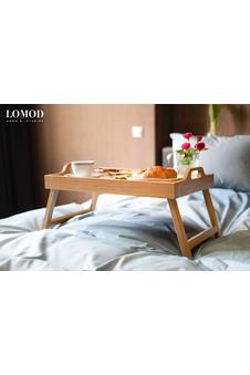 Піднос  дерев'яний на ніжках Breakfast in Bed | LOMOD