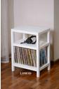 Подставка для винилового проигрывателя и пластинок Wood Vinyl 45 | LOMOD