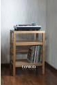 Стеллаж для винилового проигрывателя Wood Vinyl 45 | LOMOD