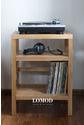 Стеллаж для винилового проигрывателя Wood Vinyl 45 | LOMOD