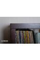 Стеллаж для пластинок и проигрывателя Wood Vinyl S | LOMOD