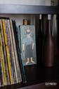 Стеллаж для пластинок и проигрывателя Wood Vinyl S | LOMOD