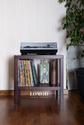Стеллаж для пластинок и проигрывателя Wood Vinyl S | LOMOD