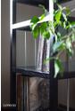 Стелаж для аудіотехніки та вінілових платівок Wood Vinyl 33 | LOMOD